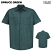 Spruce Green - Red Kap Men's Industrial Short Sleeve Work Shirt #SP24SG