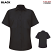 Black - Red Kap Women's Industrial Short Sleeve Work Shirt #SP23BK