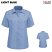 Light Blue - Red Kap Women's Industrial Short Sleeve Work Shirt #SP23LB