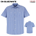 GM Blue/White Stripe - Red Kap Industrial Stripe Short Sleeve Work Shirt #SP20BW