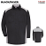 Black / Silver - Red Kap Motorsports Long Sleeve Shirt #SP18BG