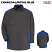 Charcoal/Royal Blue - Red Kap Motorsports Long Sleeve Shirt #SP18CR