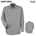 Light Gray - Red Kap Men's Specialized Pocketless Long Sleeve Shirt #SP16LA
