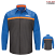 Royal Blue/Orange/Charcoal - Red Kap SP14 Ford Quick Lane Long Sleeve Technician Shirt #SP14QL