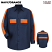 Navy/Orange - Red Kap Enhanced Visibility Long Sleeve Shirt #SP14ON