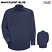 Navy / Light Blue - Red Kap Men's Durastripe Work Long Sleeve Shirt #SP14NL