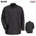 Black - Red Kap Men's Industrial Long Sleeve Work Shirt #SP14BK