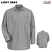 Light Gray - Red Kap Men's Industrial Long Sleeve Work Shirt #SP14LA