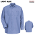 Light Blue - Red Kap Men's Industrial Long Sleeve Work Shirt #SP14LB