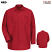 Red - Red Kap Men's Industrial Long Sleeve Work Shirt #SP14RD