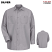 Silver Gray - Red Kap Men's Industrial Long Sleeve Work Shirt #SP14SV