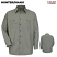 Hunter/Khaki - Red Kap Micro-Check Long Sleeve Work Shirt #SP10HK