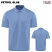 Medium Blue - Red Kap SK98 Men's Pocket Polo - Short Sleeve Performance Knit #SK98MB