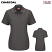 Charcoal - Red Kap Women's Flex Core Short Sleeve Polo #SK97CH