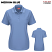 Medium Blue - Red Kap Women's Flex Core Short Sleeve Polo #SK97MB