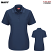 Navy - Red Kap Women's Flex Core Short Sleeve Polo #SK97NV
