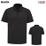 Black - Red Kap Men's Flex Core Short Sleeve Polo #SK96BK