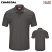 Charcoal - Red Kap Men's Flex Core Short Sleeve Polo #SK96CH
