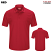 Red - Red Kap Men's Flex Core Short Sleeve Polo #SK96RD