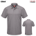 Gray - Red Kap Men's Performance Knit Flex Series Active Polo #SK92GY
