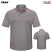 Gray - Red Kap Men's Performance Knit Flex Series Pro Polo #SK90GY