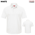 White - Red Kap Men's Performance Knit Flex Series Pro Polo #SK90WH