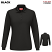 Black - Red Kap SK7L Women's Performance Knit Polo - Long Sleeve #SK7LBK