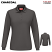 Charcoal - Red Kap SK7L Women's Performance Knit Polo - Long Sleeve #SK7LCH