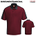 Burgundy / Charcoal - Red Kap SK54 - Men's Performance Knit Polo - Short Sleeve Two-Tone #SK54UC