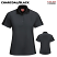 Charcoal / Black - Red Kap SK53 Women's Polo - Performance Knit Short Sleeve Two-Tone #SK53CB