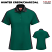 Hunter Green / Charcoal - Red Kap SK53 Women's Polo - Performance Knit Short Sleeve Two-Tone #SK53HC