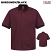 Burgundy / Black - Red Kap Performance Knit Twill Shirt #SK52BR
