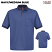 Navy / Medium Blue - Red Kap Performance Knit Twill Shirt #SK52NV