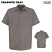 Graphite Gray - Red Kap Men's Wrinkle Resistant Short Sleeve Cotton Shirt #SC40GG