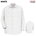 White - Red Kap Men's Wrinkle Resistant Long Sleeve Cotton Shirt #SC30WH