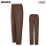 Brown - Red Kap Men's Side-Elastic Insert Work Pants #PT60BN
