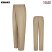 Khaki - Red Kap Men's Side-Elastic Insert Work Pants #PT60KH