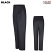 Black - Red Kap Women's Brushed Twill Slacks #PT39BK