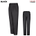 Black - Red Kap Men's Brushed Twill Slacks #PT38BK