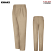 Khaki - Red Kap Men's Brushed Twill Slacks #PT38KH