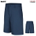 Navy - Red Kap Men's Plain Front Short #PT26NV