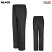 Black - Red Kap Men's Low Rise Modern Fit Industrial Work Pants #PT22BK