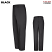 Black - Red Kap Men's Red-E-Prest Permanent Press Industrial Work Pants #PT10BK