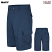 Navy - Red Kap Men's Relaxed Fit Cotton Cargo Shorts #PC86NV