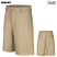 Khaki - Red Kap Men's Cotton Casual Short #PC26KH