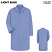 Light Blue - Red Kap Men's Front 5 Gripper Lab Coat #KP18LB