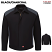 Black/Charcoal - Red Kap JY20 Men's Performance Crew Jacket #JY20BC