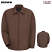 Brown - Red Kap Perma-Lined Panel Jacket #JT50BN