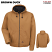 Brown Duck - Red Kap Blended Duck Zip Front Hooded Jacket #JD20BD