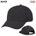 Black - Red Kap HB20 Unisex Ball Cap - Cotton Low Profile #HB20BK